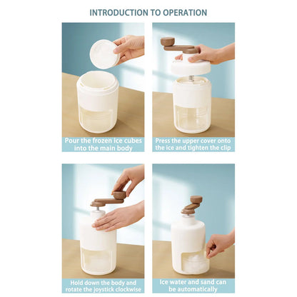 Snowstar™ – The Hand-Crank That Shaves Soda Into Snow